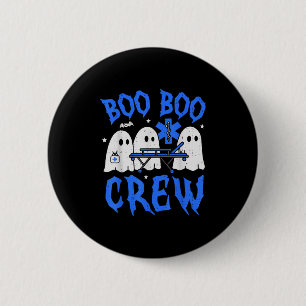 Halloween Ghost Ems Emt Paramedic Funny Emergency  6 Cm Round Badge