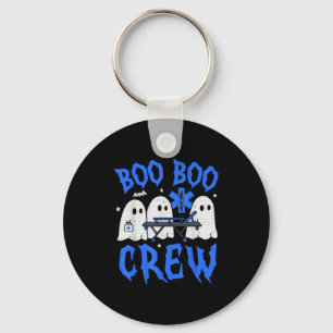 Halloween Ghost Ems Emt Paramedic Funny Emergency Key Ring