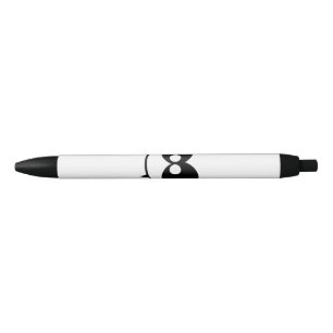 Halloween Ghost Face Black Ink Pen