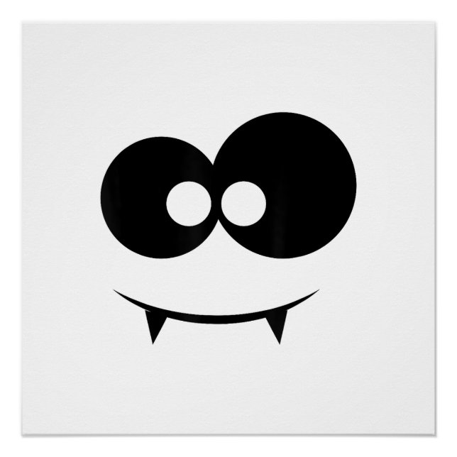 Halloween Ghost Face  Poster (Front)