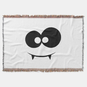 Halloween Ghost Face Throw Blanket