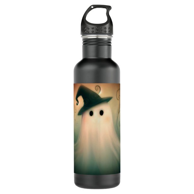 Halloween/Ghost/Fall/Whimsical Ornament 710 Ml Water Bottle (Front)