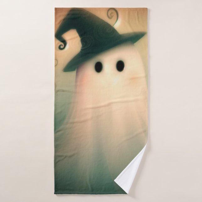 Halloween/Ghost/Fall/Whimsical Ornament Bath Towel (Bath Towel)