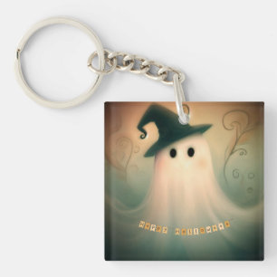 Halloween/Ghost/Fall/Whimsical Ornament Key Ring