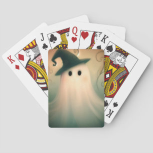 Halloween/Ghost/Fall/Whimsical Ornament Playing Cards