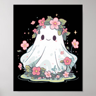Halloween Ghost Flower Costume Women Girls Hallowe Poster