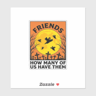 Halloween Ghost Friends Funny Vintage Horror_1