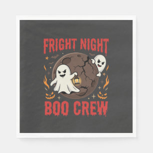 Halloween Ghost Fright Night Napkin