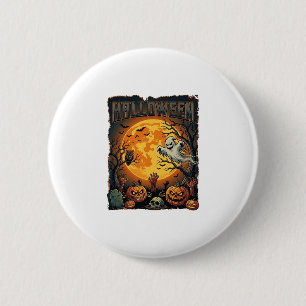 Halloween Ghost Full Moon Jack Lanterns Zombie Han 6 Cm Round Badge