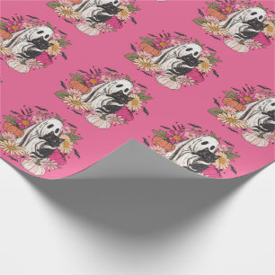 Halloween Ghost Girly  Wrapping Paper