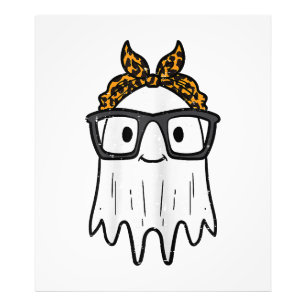 Halloween Ghost Glasses Cute Photo Print