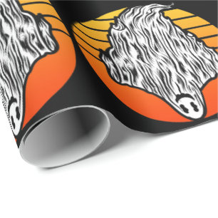 Halloween Ghost Have a Boo-tiful Retro Vintage Wrapping Paper