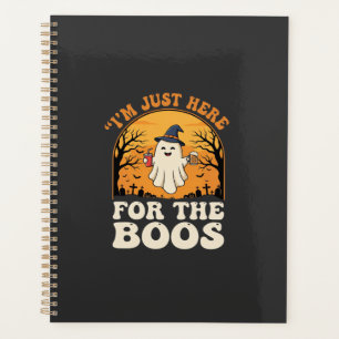 Halloween Ghost Here For The Boos Planner