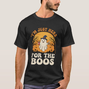 Halloween Ghost Here For The Boos T-Shirt