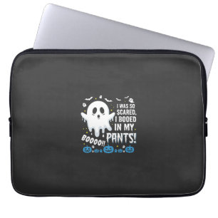 Halloween Ghost I Booed My Pants Design Laptop Sleeve