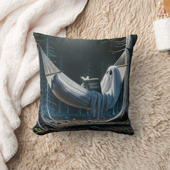 Halloween Ghost In a Hammock Cushion (Blanket)