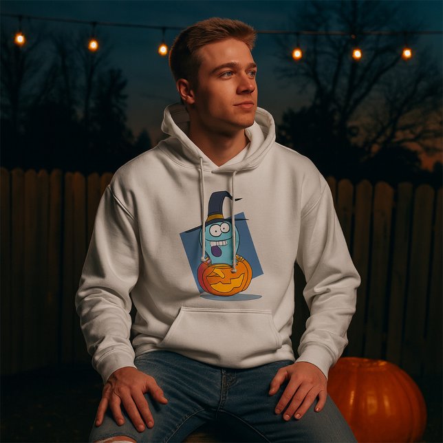 Halloween Ghost in Pumpkin Spooky Witch  Hoodie (Creator Uploaded)