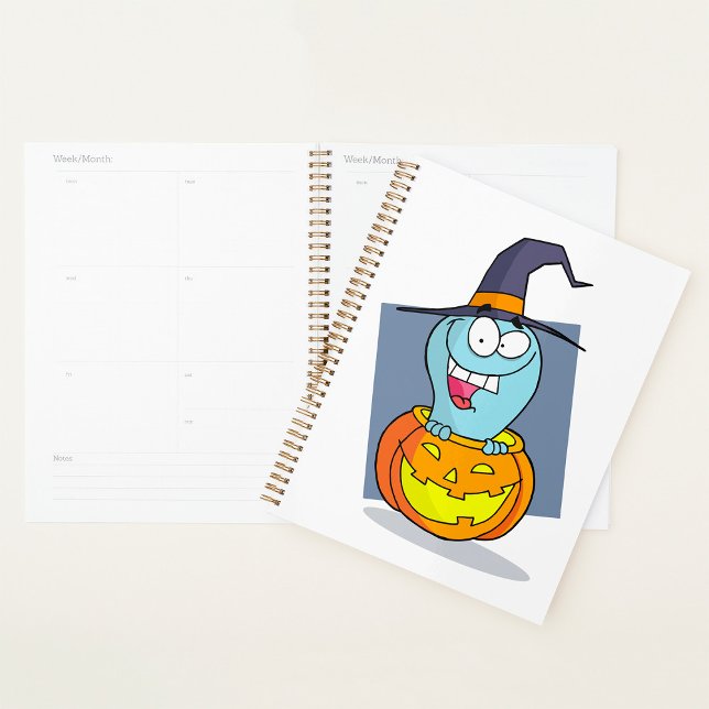 Halloween Ghost in Pumpkin Spooky Witch  Planner (Creator Uploaded)