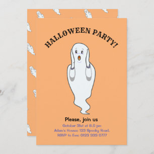 Halloween Ghost Invitation