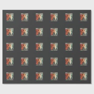 Halloween Ghost Is Coming Haunted House Wrapping Paper