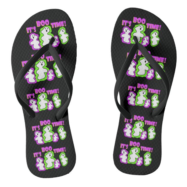 Halloween Ghost  Jandals (Footbed)