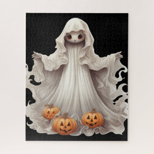 Halloween ghost jigsaw puzzle