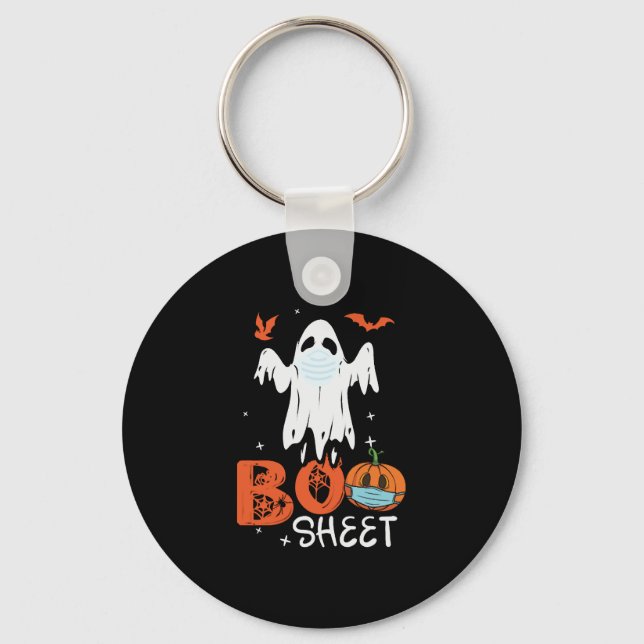 Halloween Ghost    Key Ring (Front)