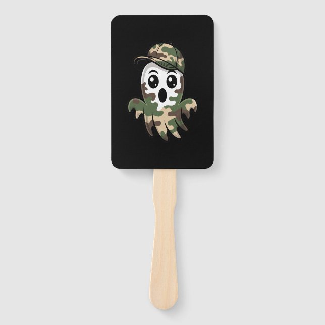 Halloween Ghost Kids Hand Fan (Front)