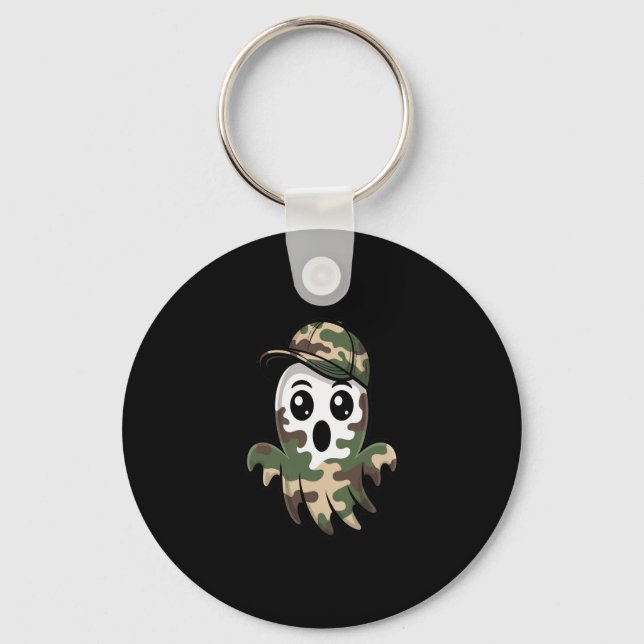 Halloween Ghost Kids Key Ring (Front)