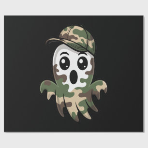 Halloween Ghost Kids Wrapping Paper
