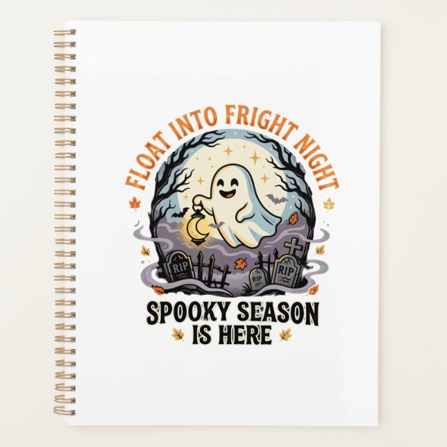 Halloween Ghost Moon Parade Planner (Front)
