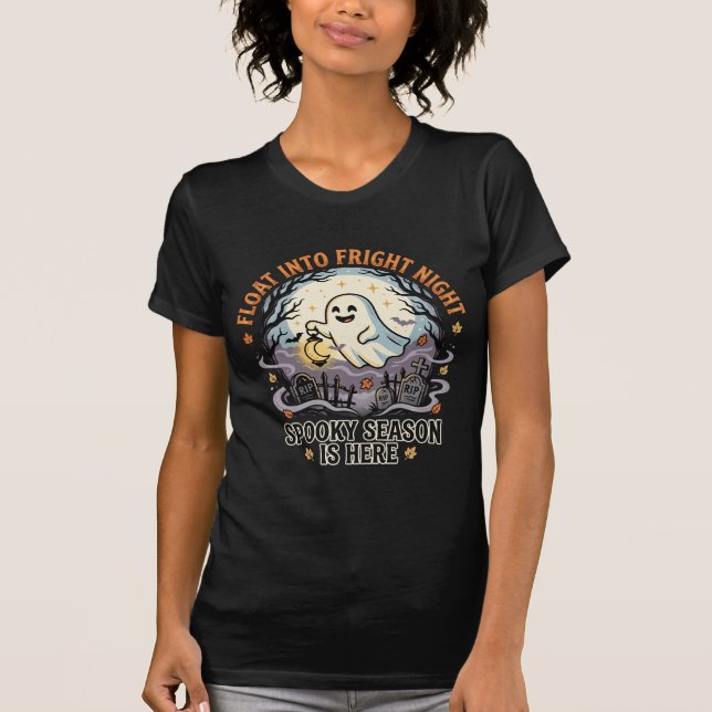 Halloween Ghost Moon Parade T-Shirt (Front)