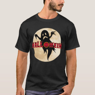 Halloween Ghost Moon T-Shirt