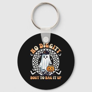 Halloween Ghost No Diggity Bout To G It Up Toddler Key Ring