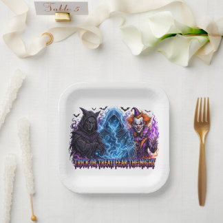 Halloween Ghost Party Plates – Spooky & Colourful