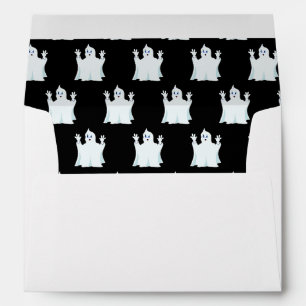 Halloween Ghost Pattern Envelope