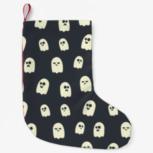 Halloween Ghost Pattern Small Christmas Stocking