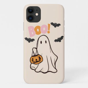 halloween ghost pink and orange design Case-Mate iPhone case