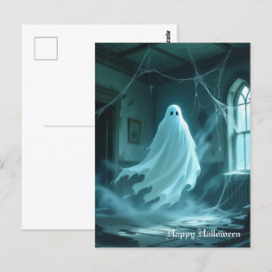 Halloween Ghost Postcard