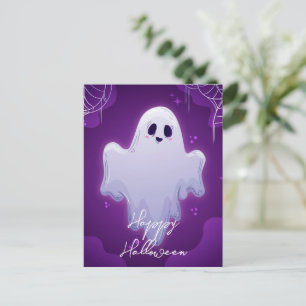 Halloween Ghost Postcard