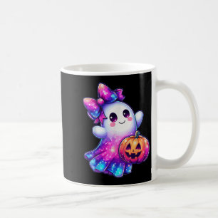 Halloween Ghost Pumpkin Galaxy Colours Cute Spooky Coffee Mug