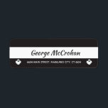 Halloween Ghost Return Address<br><div class="desc">Halloween Ghost Return Address Label. For further customisation,  please click the "Customise it" button and use our design tool to modify this template.</div>