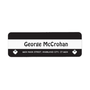 Halloween Ghost Return Address