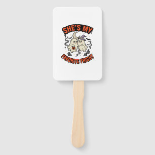 Halloween Ghost Romance Humour Hand Fan