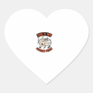 Halloween Ghost Romance Humour Heart Sticker