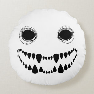 Halloween Ghost Round Cushion