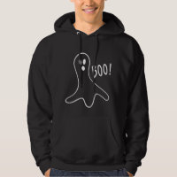 Halloween Ghost Saying BOO Sweatshirt Hoodie