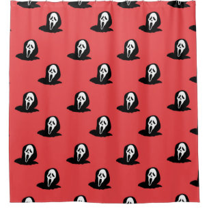 Halloween Ghost Silhouette Spooky Pattern. Shower Curtain