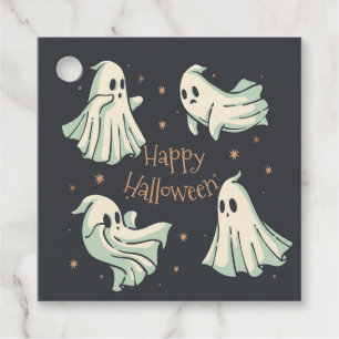 Halloween Ghost Spooktacular Happy Halloween Favour Tags