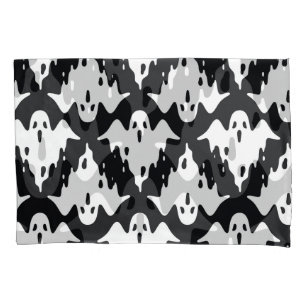 Halloween Ghost Spooky Seamless Pattern Pillowcase